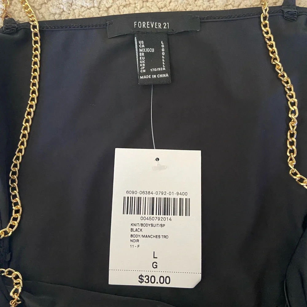 🔸 Forever 21 🔸 chain cutout bodysuit - Picture 6 of 11